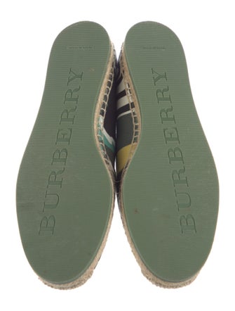 Burberry Prorsum Canvas Printed Espadrilles