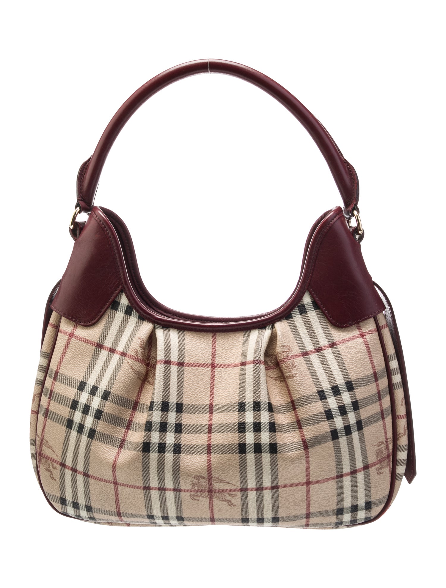 Burberry Prorsum Haymarket Check Shoulder Bag