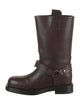 Burberry Prorsum Leather Moto Boots