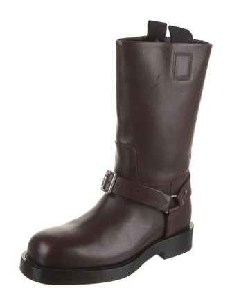 Burberry Prorsum Leather Moto Boots