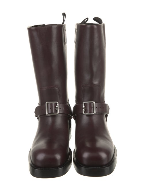 Burberry Prorsum Leather Moto Boots