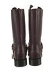 Burberry Prorsum Leather Moto Boots
