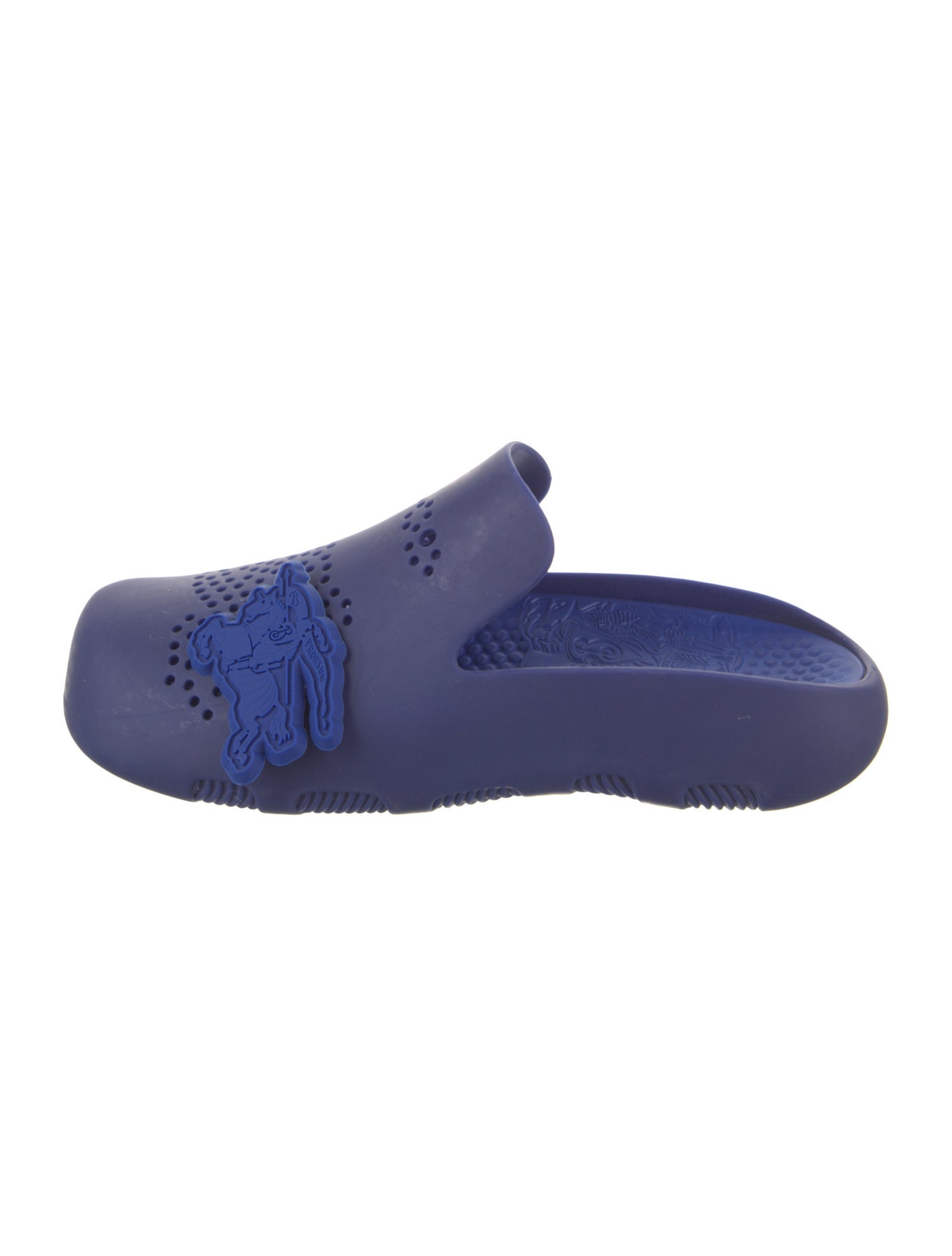 Burberry Rubber Cutout Accent Slides
