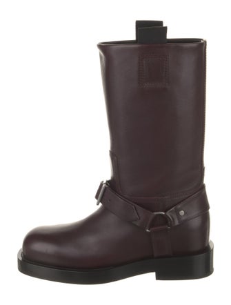 Burberry Prorsum Leather Moto Boots