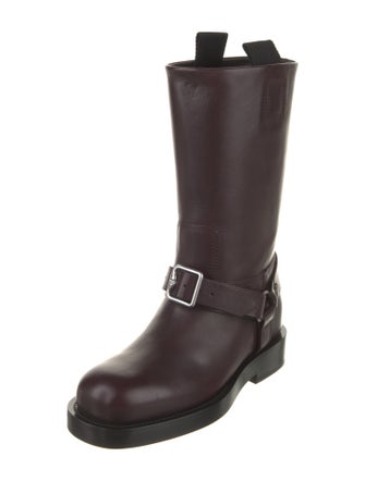 Burberry Prorsum Leather Moto Boots