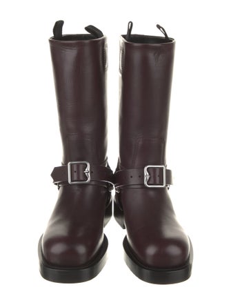 Burberry Prorsum Leather Moto Boots