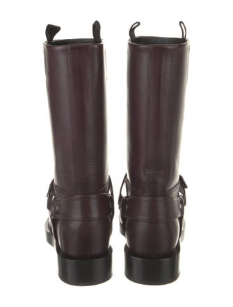 Burberry Prorsum Leather Moto Boots