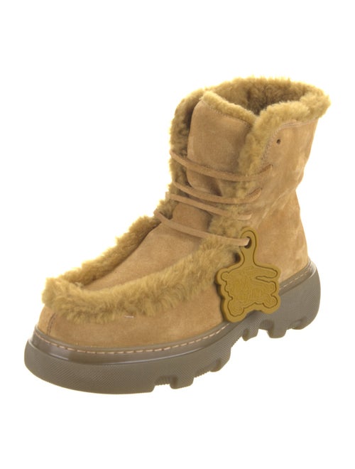 Burberry Prorsum Suede Lace-Up Boots