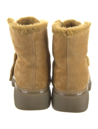 Burberry Prorsum Suede Lace-Up Boots