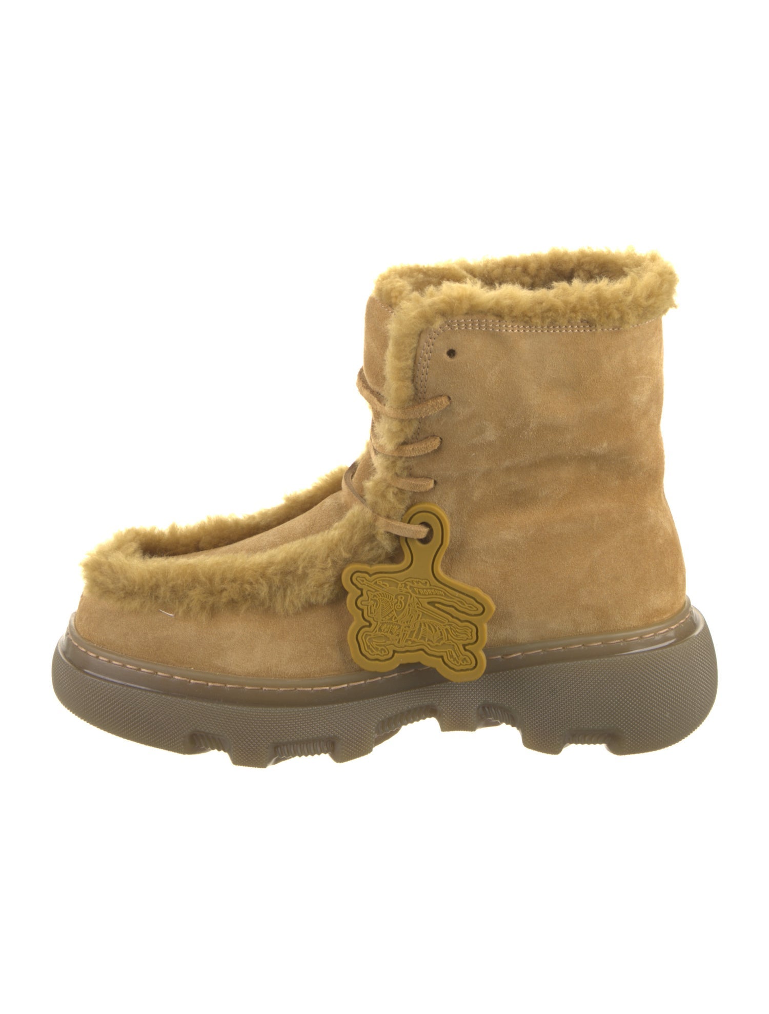 Burberry Prorsum Suede Lace-Up Boots