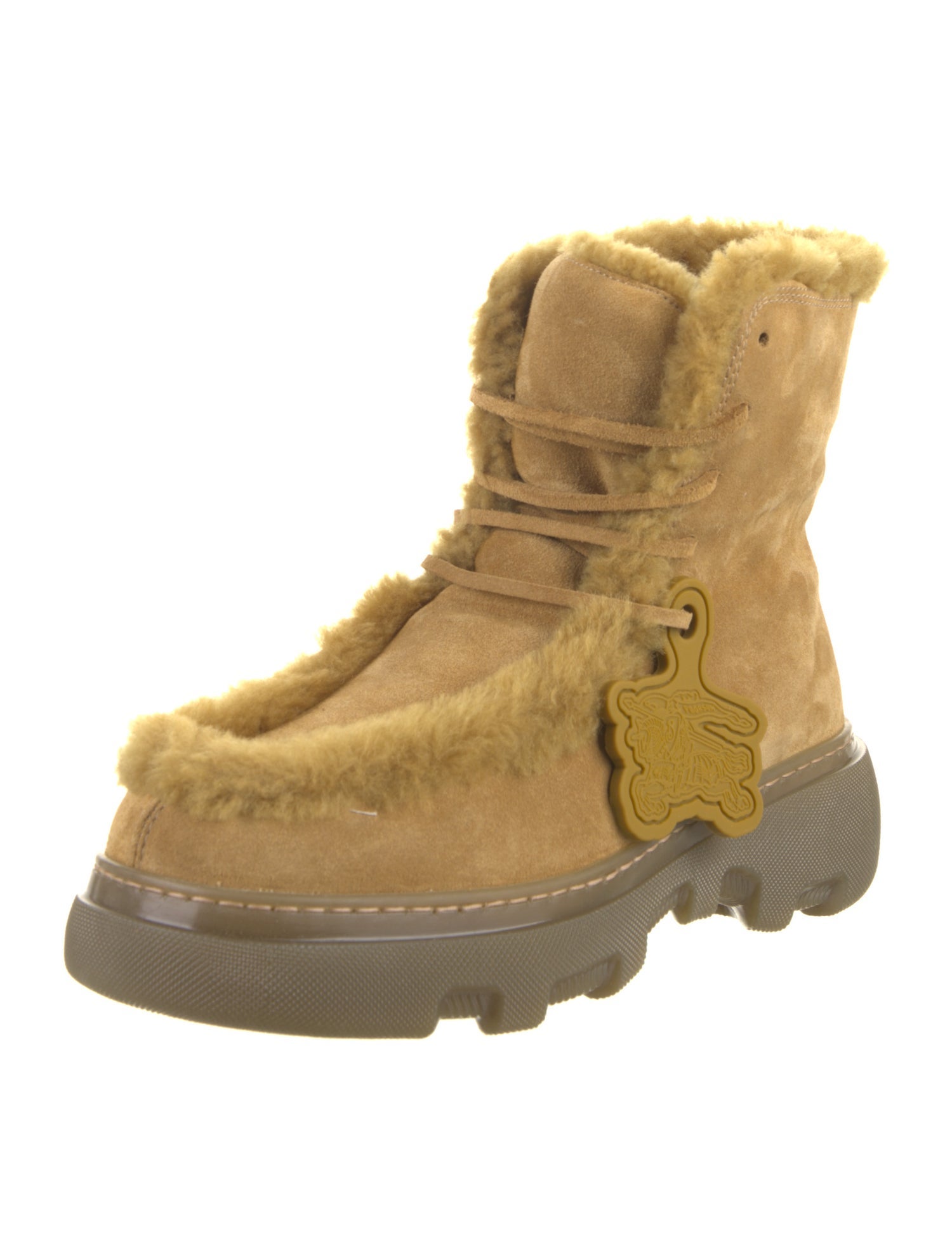 Burberry Prorsum Suede Lace-Up Boots