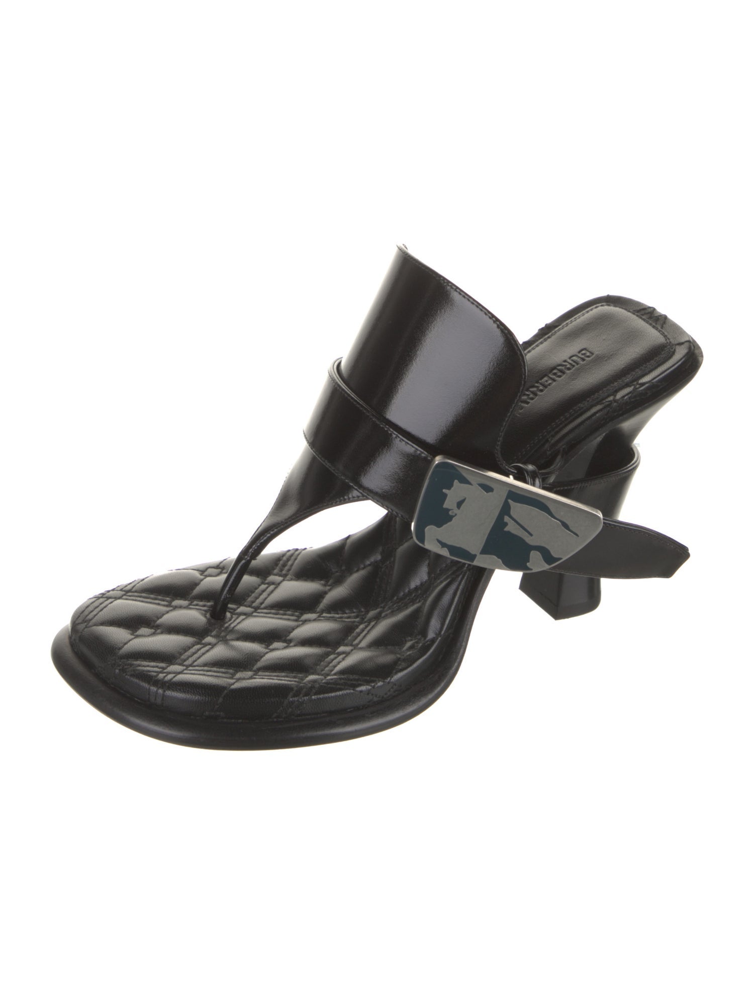 Burberry Prorsum Leather Flip Flops