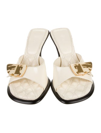 Burberry Prorsum Leather Slides