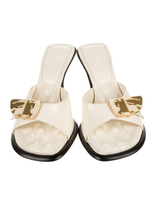 Burberry Prorsum Leather Slides