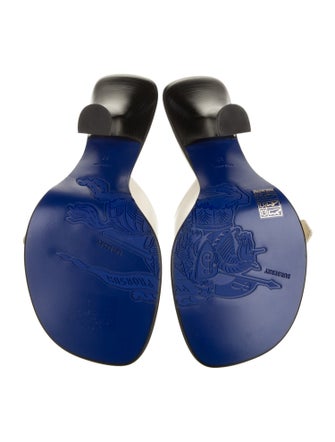 Burberry Prorsum Leather Slides