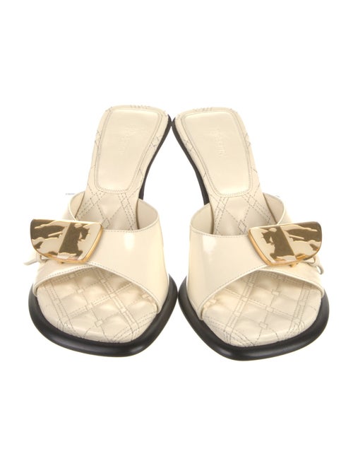 Burberry Prorsum Leather Slides