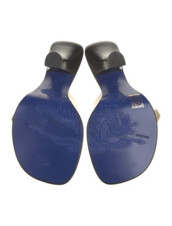 Burberry Prorsum Leather Slides