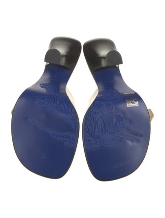 Burberry Prorsum Leather Slides