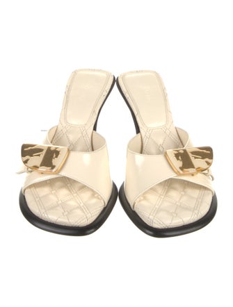 Burberry Prorsum Leather Slides