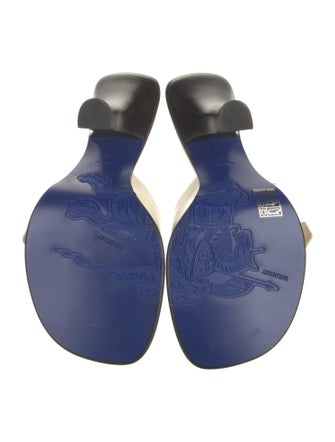 Burberry Prorsum Leather Slides