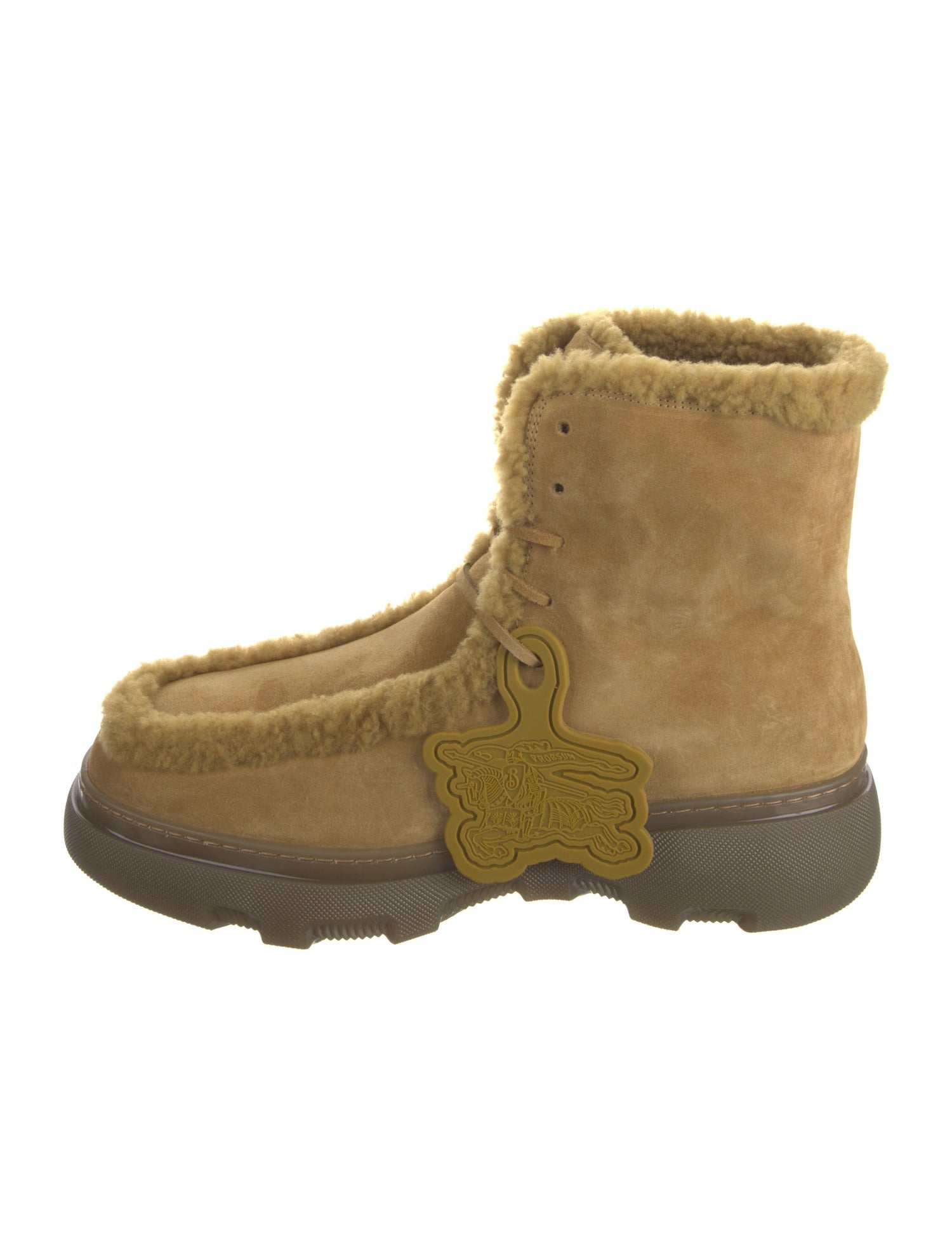 Burberry Prorsum Suede Lace-Up Boots