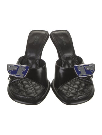 Burberry Prorsum Leather Slides