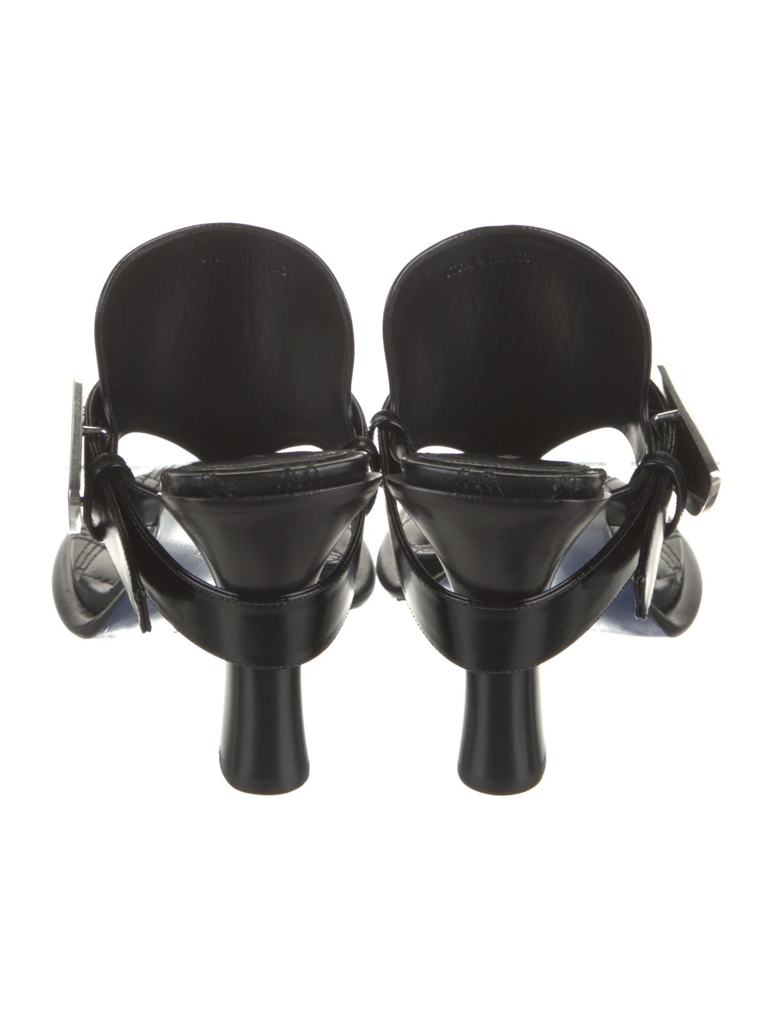 Burberry Leather Flip Flops