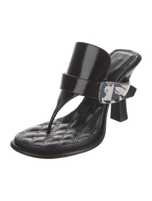 Burberry Prorsum Leather Flip Flops