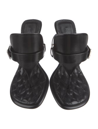 Burberry Prorsum Leather Flip Flops
