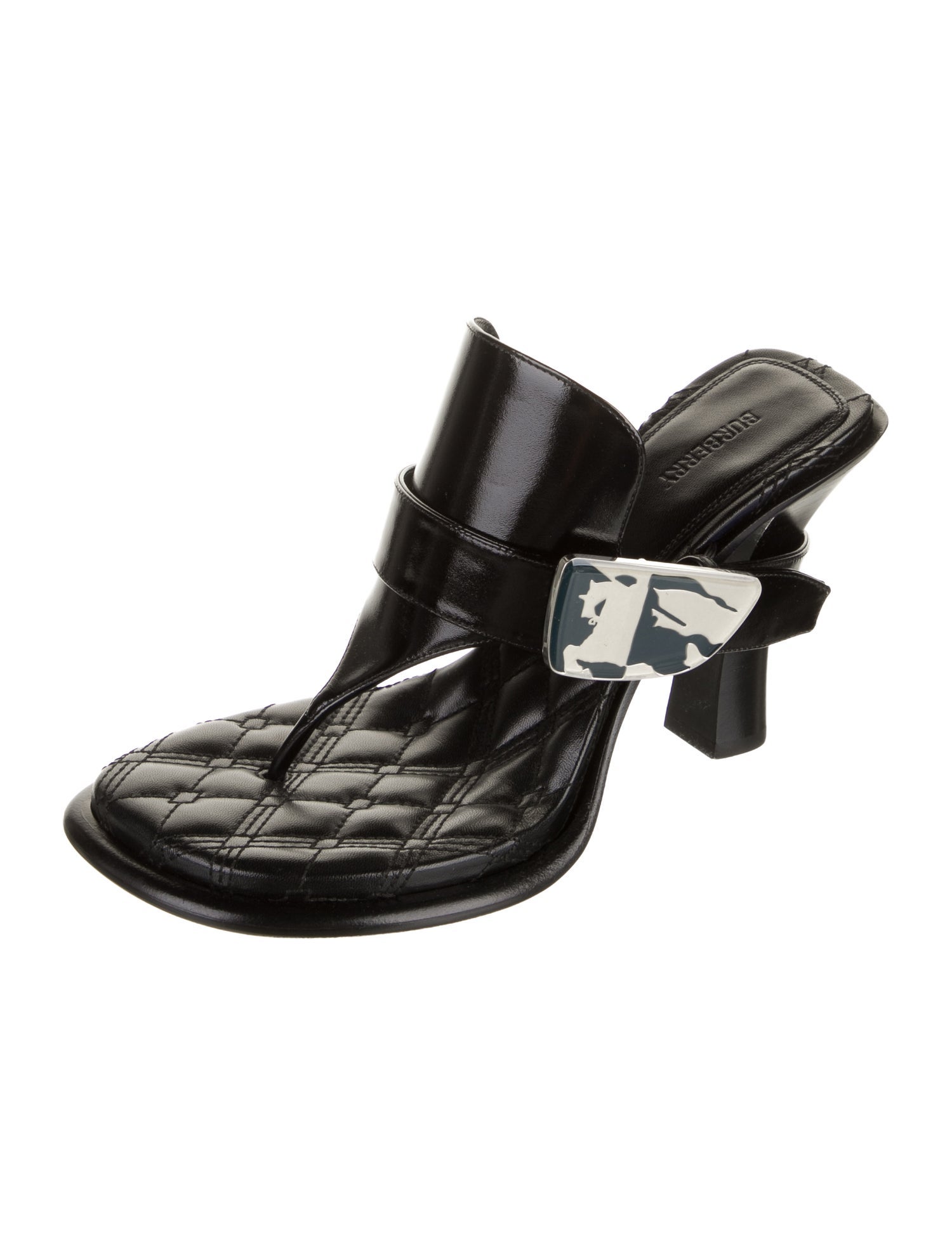 Burberry Prorsum Leather Flip Flops