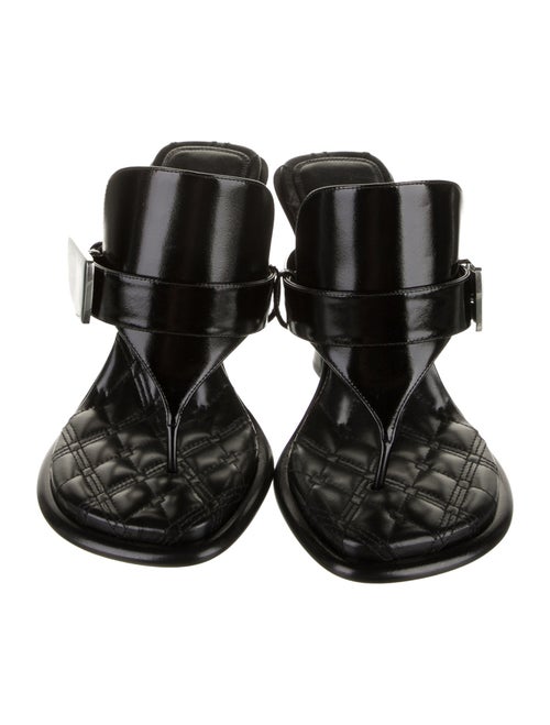 Burberry Prorsum Leather Flip Flops