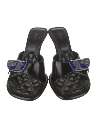 Burberry Prorsum Leather Slides