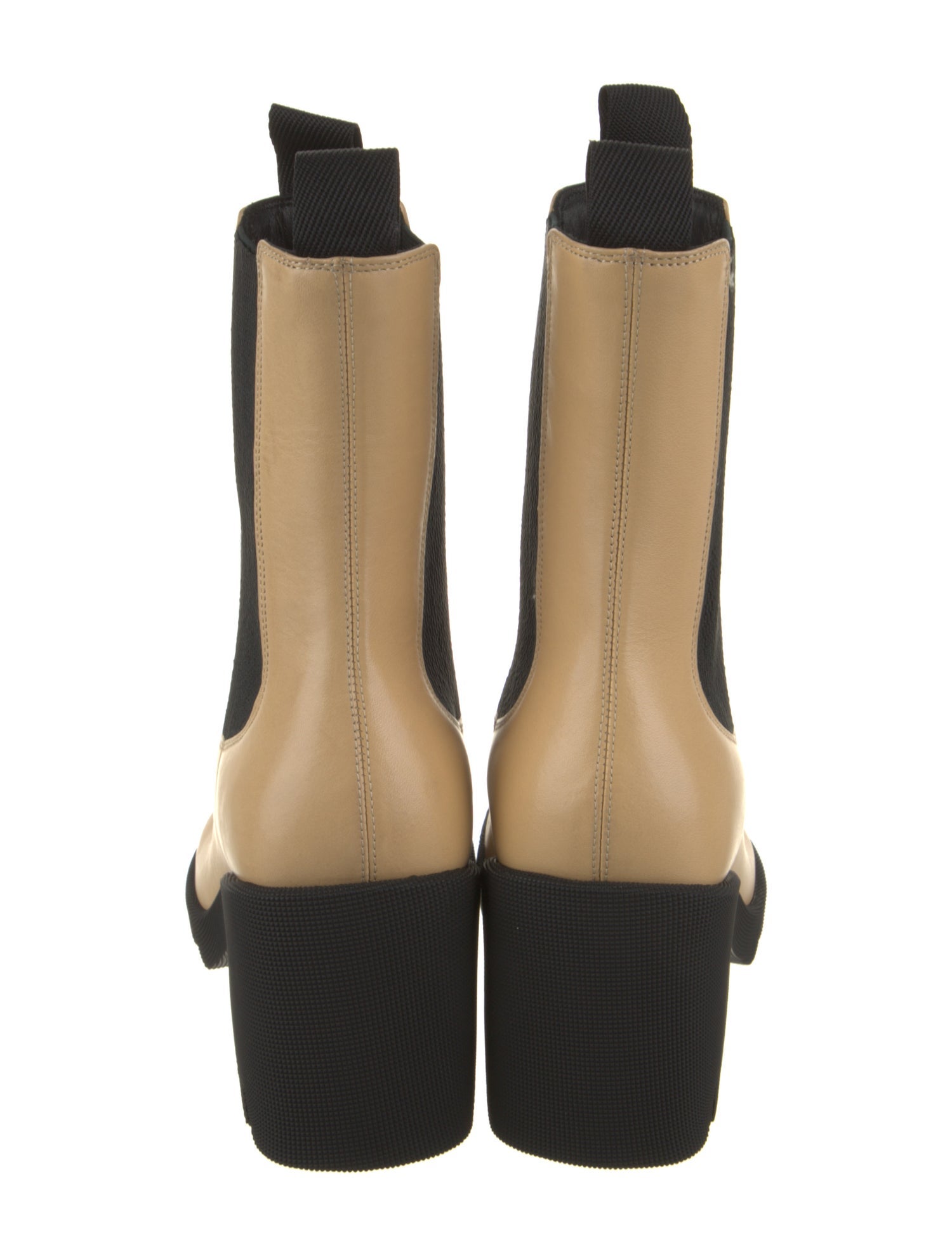 Burberry Leather Chelsea Boots