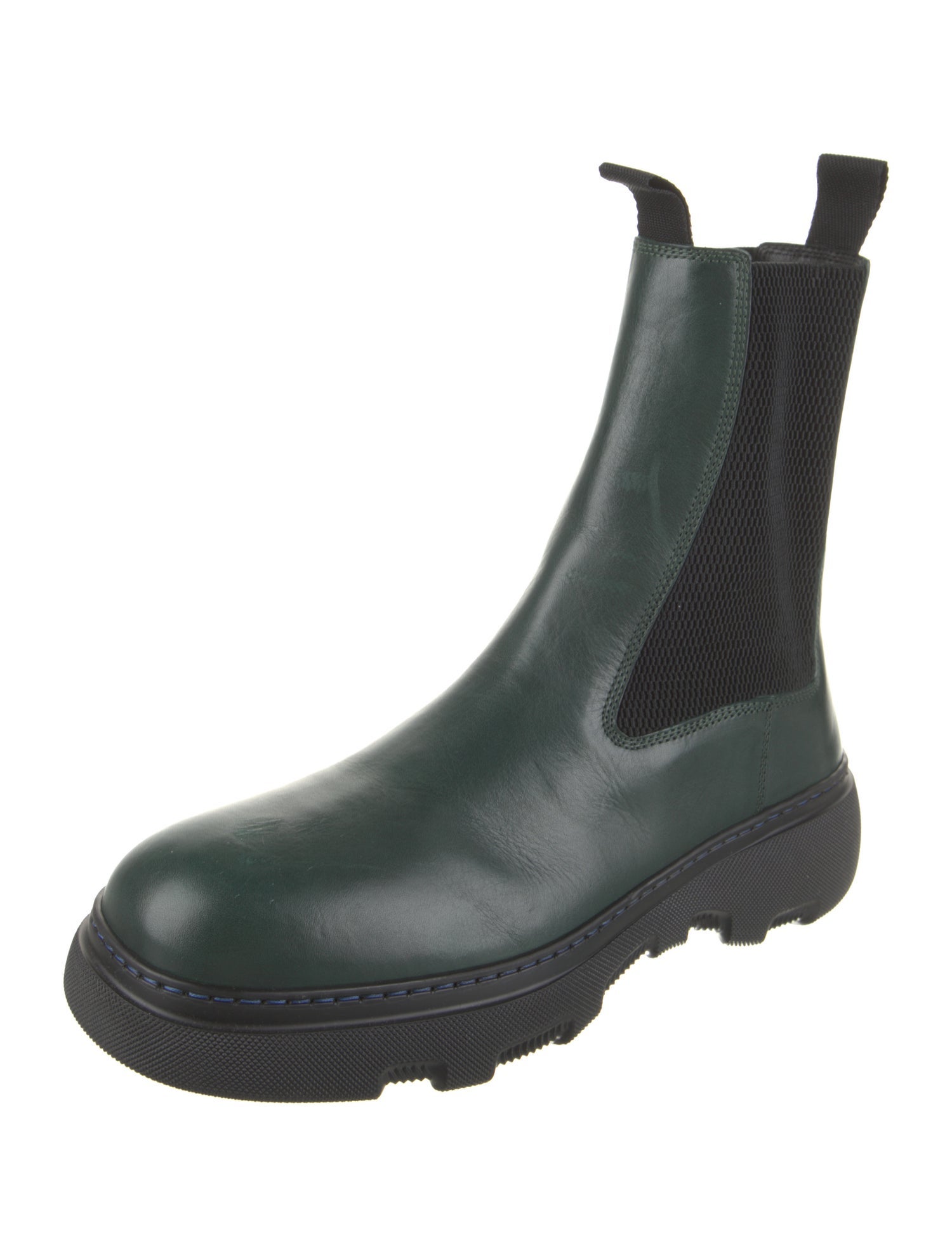 Burberry Leather Chelsea Boots