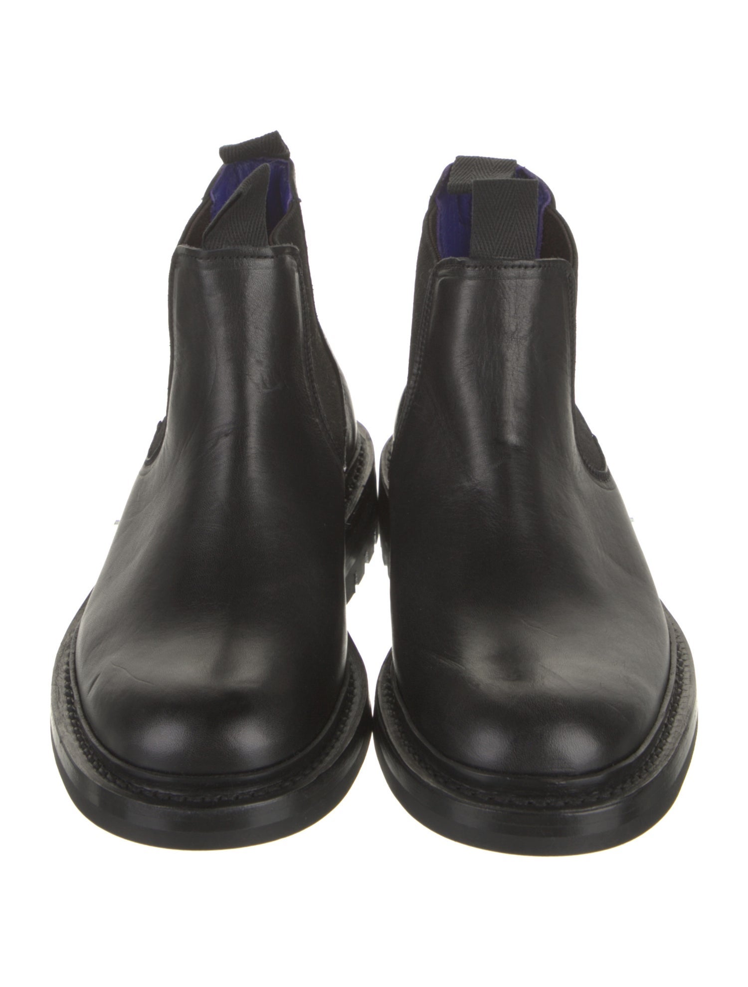 Burberry Leather Chelsea Boots