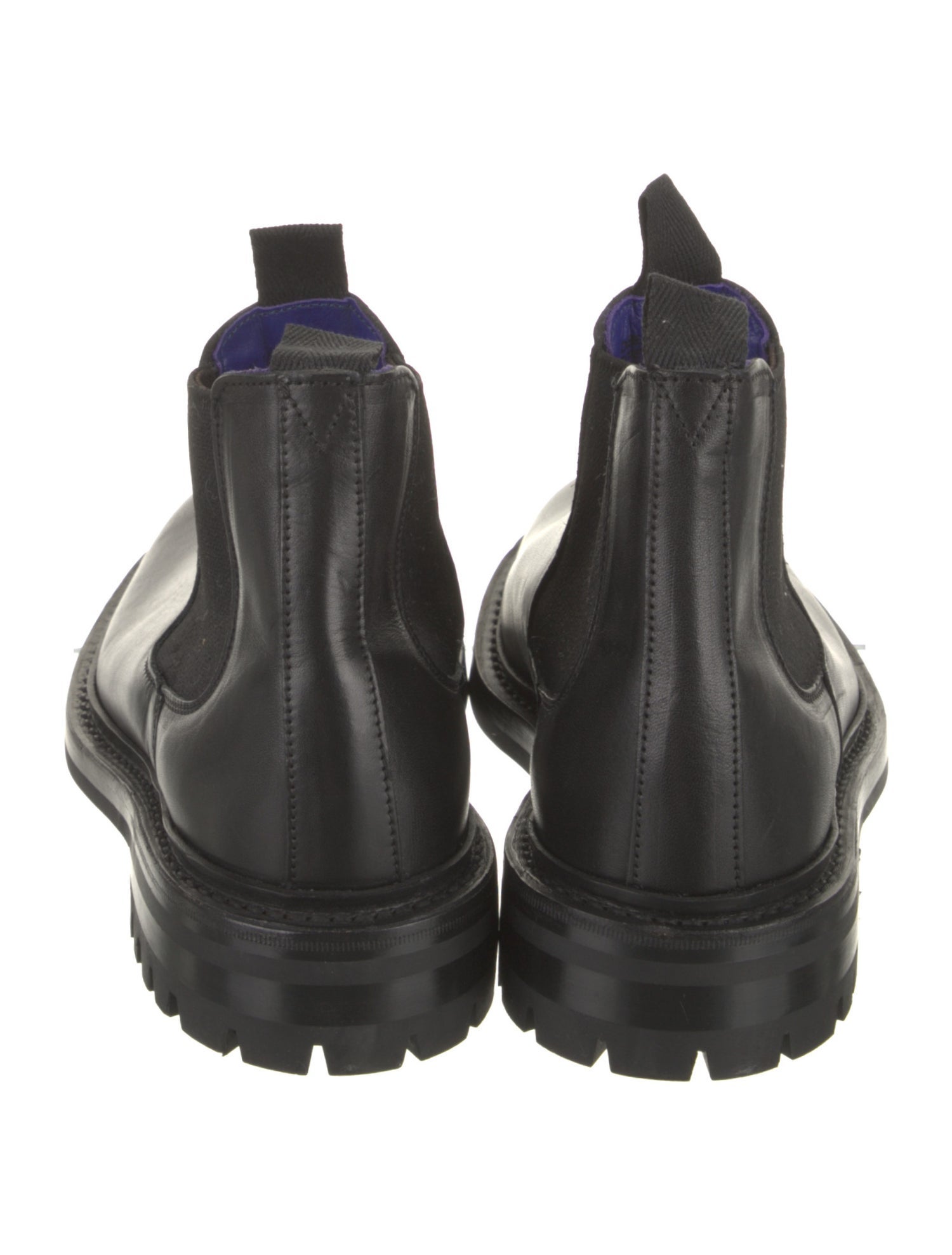 Burberry Leather Chelsea Boots