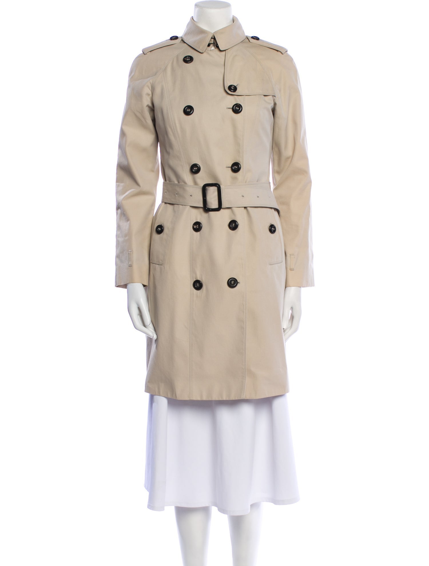 Burberry London Printed Trench Coat
