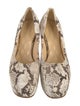 Burberry Python Animal Print Pumps