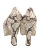 Burberry Python Animal Print Pumps