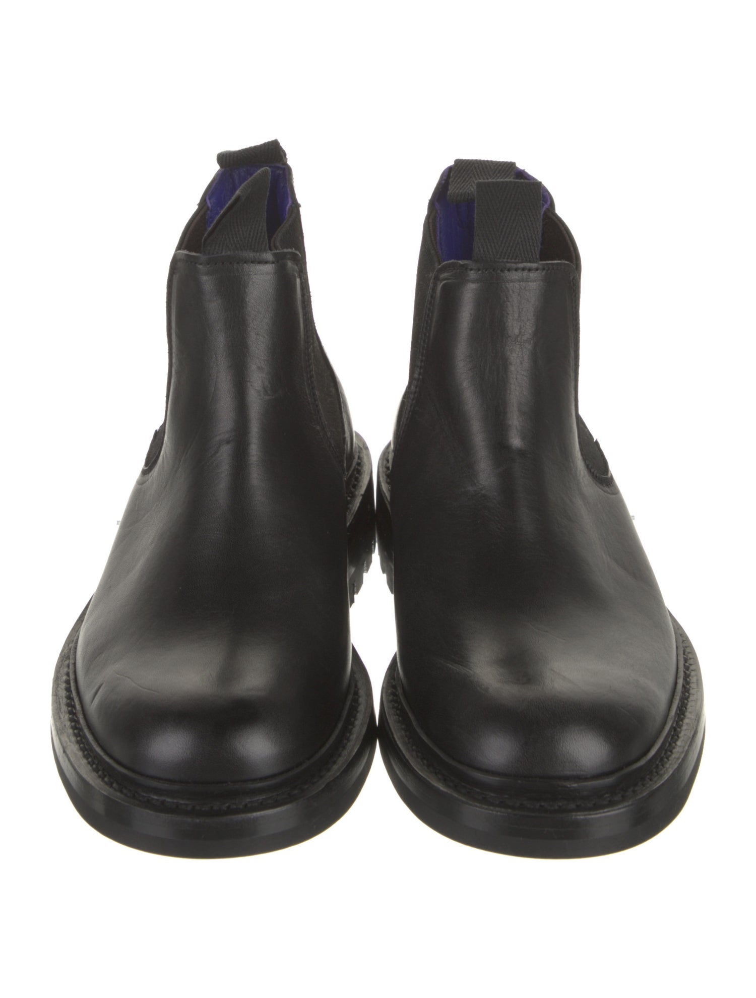 Burberry Leather Chelsea Boots