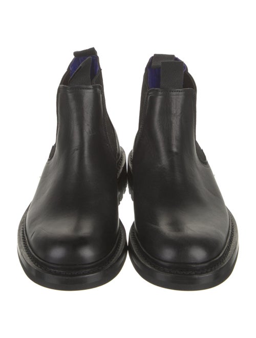 Burberry Leather Chelsea Boots