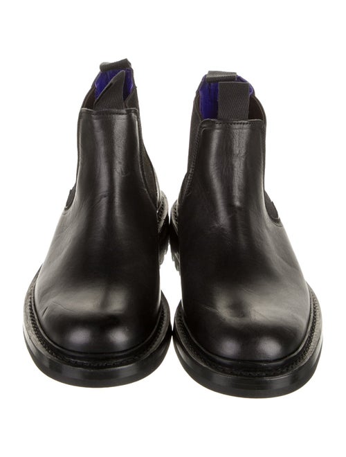 Burberry Leather Chelsea Boots