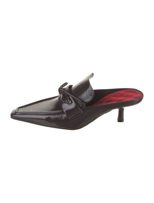 Burberry Patent Leather Mules