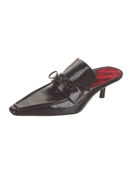 Burberry Patent Leather Mules