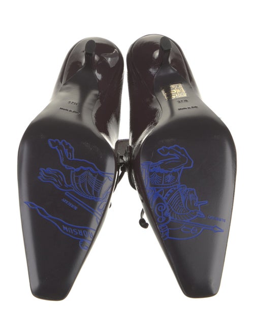 Burberry Patent Leather Mules