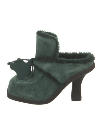 Burberry Shearling Mules