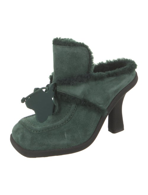 Burberry Shearling Mules