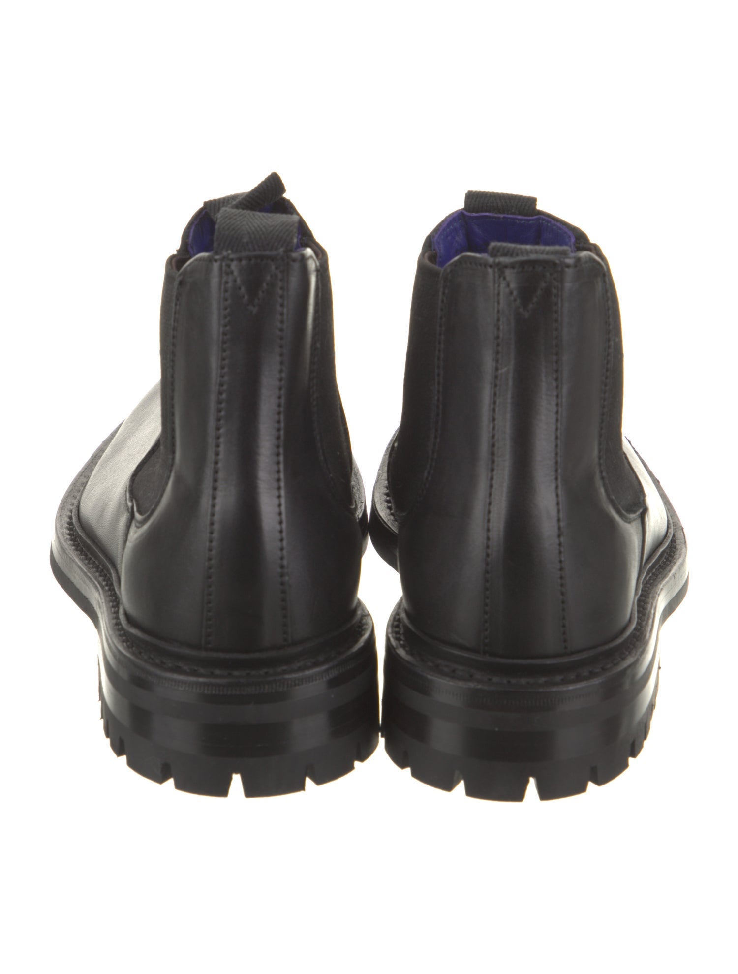 Burberry Leather Chelsea Boots