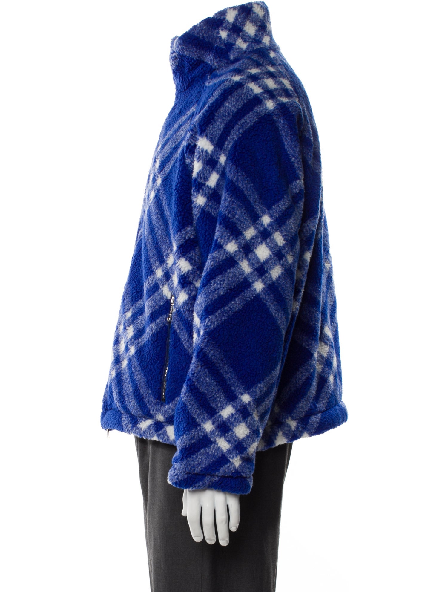 Burberry Prorsum Plaid Print Windbreaker