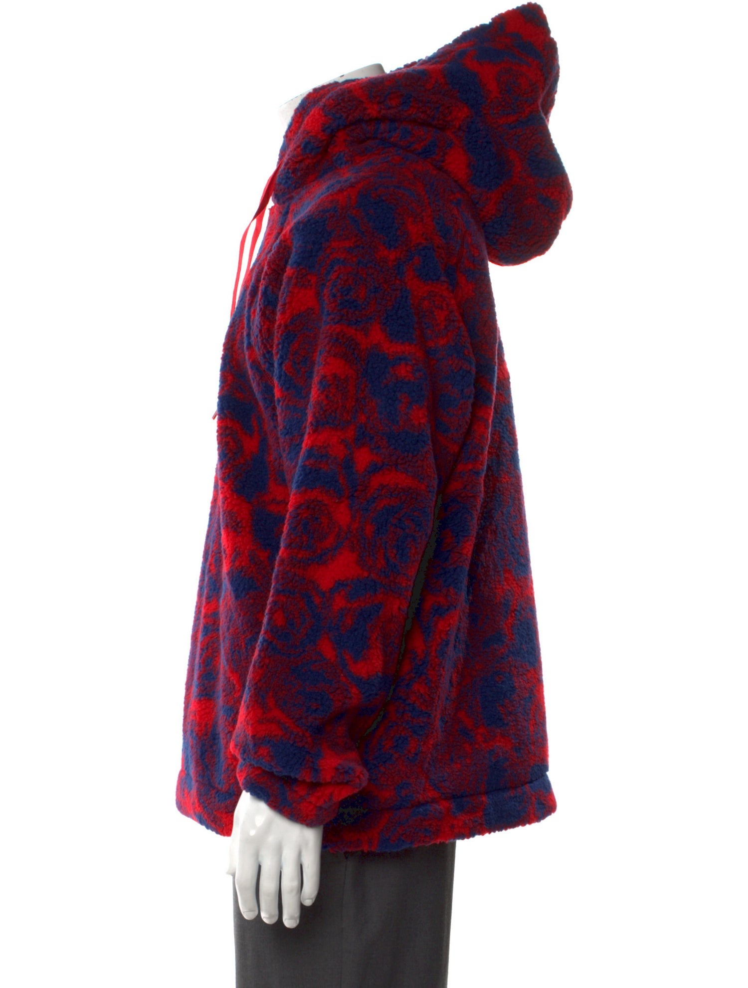 Burberry Prorsum Printed V-Neck Hoodie w/ Tags